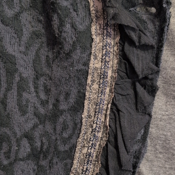 Free People Black Blazer with Textured Trim - Picture 7 of 8